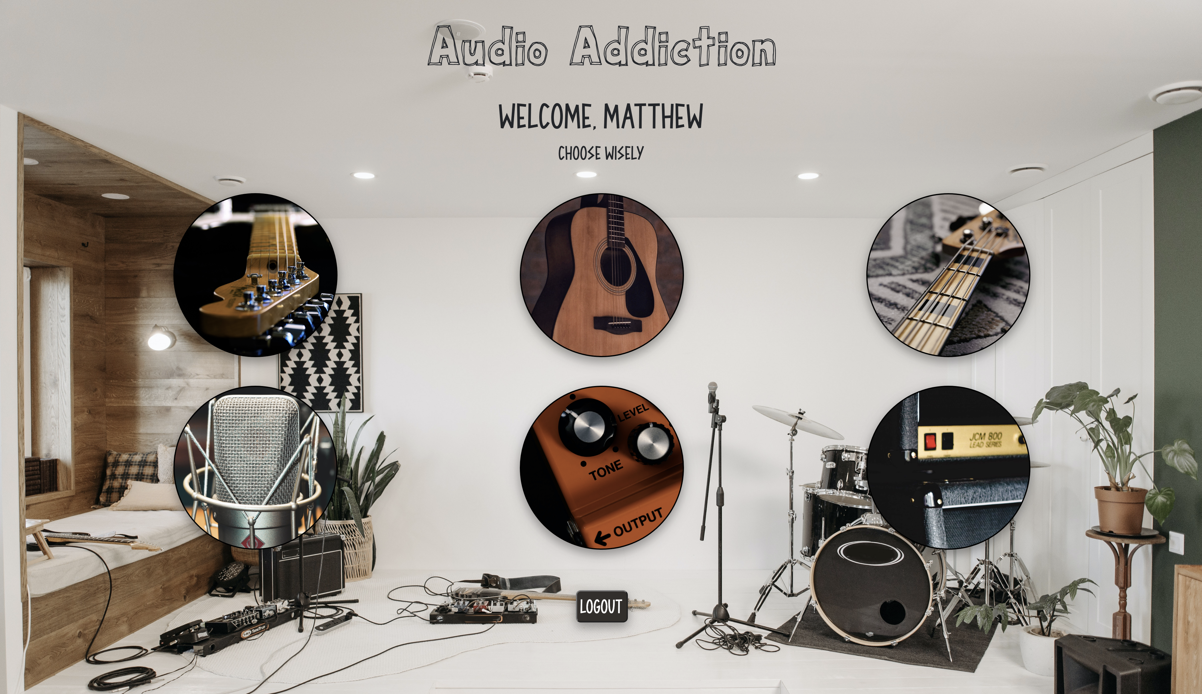 Audio Addiction screenshot
