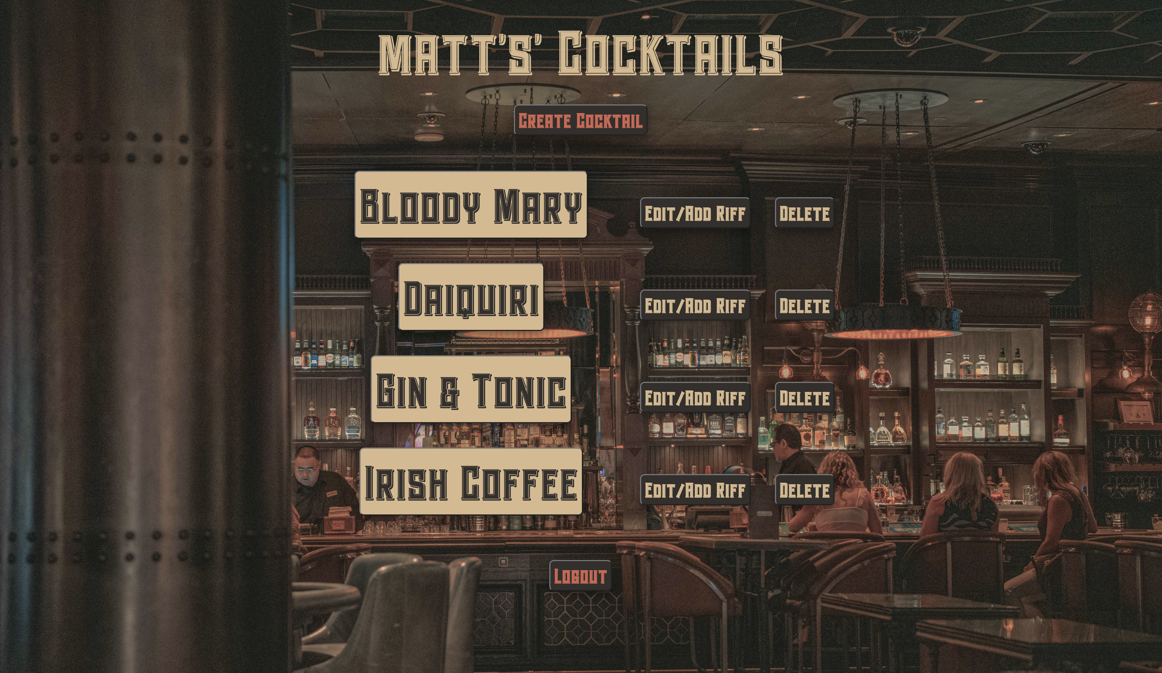 Barkeeper's Companion screenshot