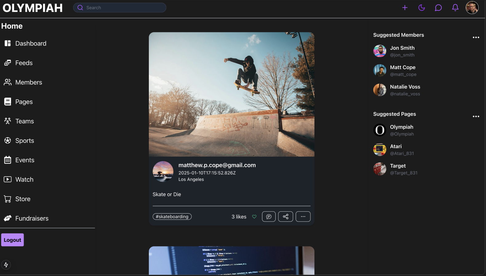Olympiah screenshot